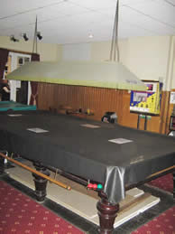 Snooker Table at the Club